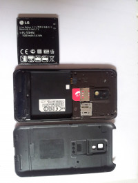 Black LG Optimus 2X