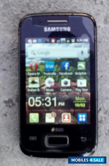 Black Samsung Galaxy Y Duos S6102