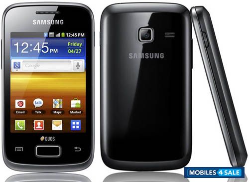 Black Samsung Galaxy Y Duos S6102