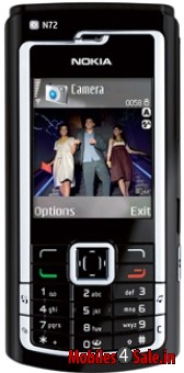 Black Silver Nokia N72