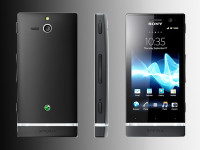 Black Sony Xperia U