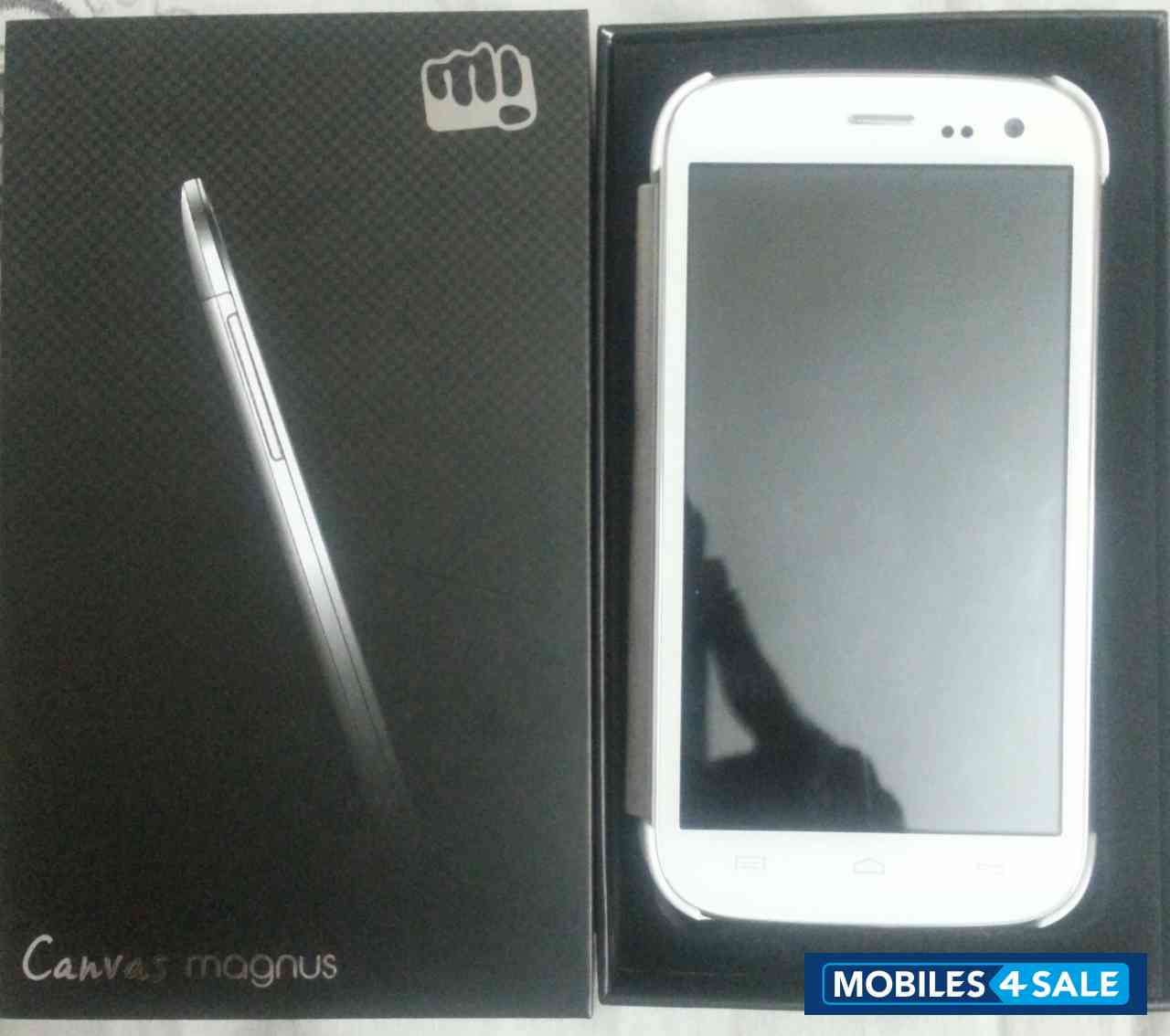 White Micromax Canvas Magnus A117