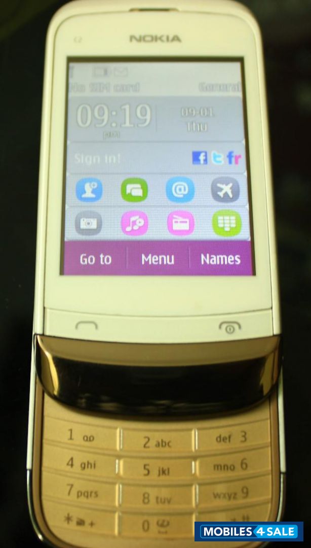 White Gold Nokia C2-02