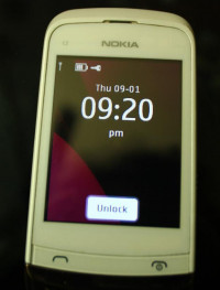 White Gold Nokia C2-02