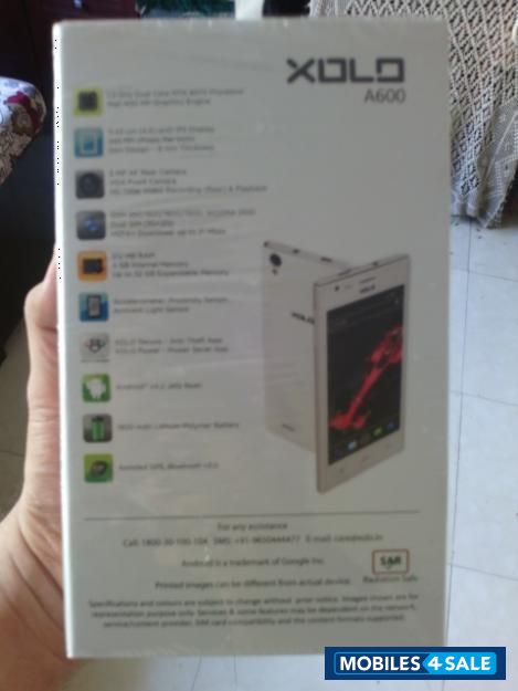 White Xolo A600