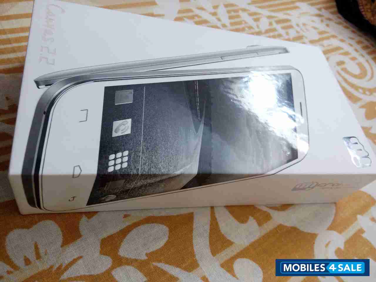 White Micromax Canvas 2.2 A114