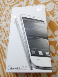 White Micromax Canvas 2.2 A114