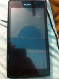 Black Sony Xperia C