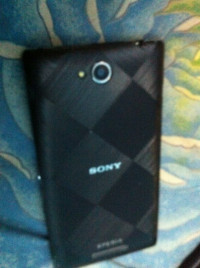 Black Sony Xperia C