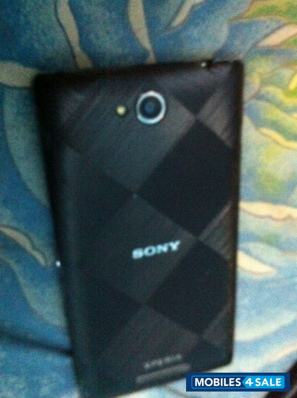 Black Sony Xperia C