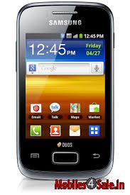 Black Samsung Galaxy Y Duos S6102