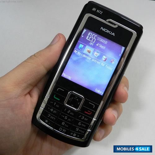 Black With Silver Keys And Gol Nokia N72