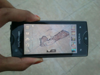 Black Sony Xperia ray