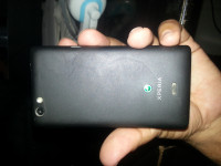 Black Sony Xperia miro