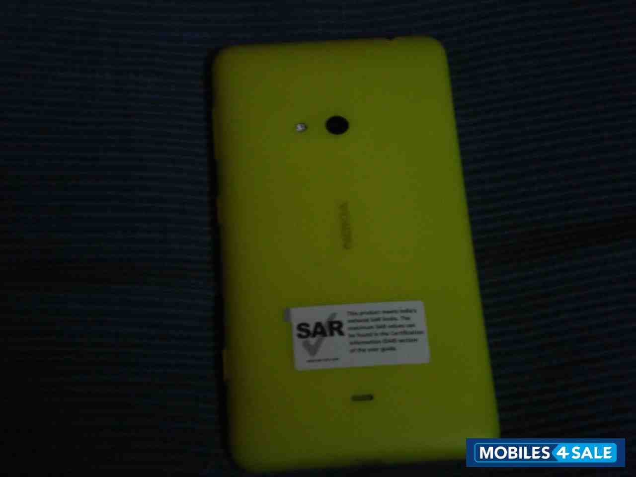 Back Yellow Nokia Lumia 625