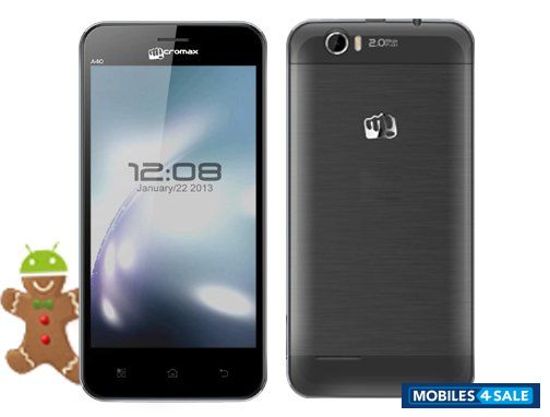 Black Micromax A40 Bolt