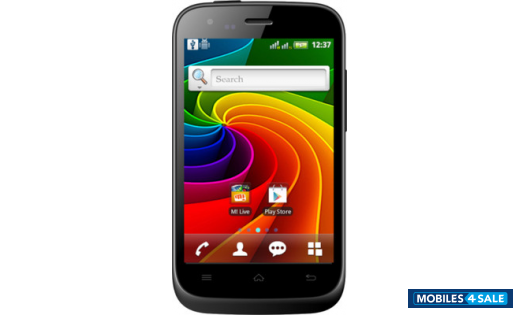 Black Micromax A62 Bolt