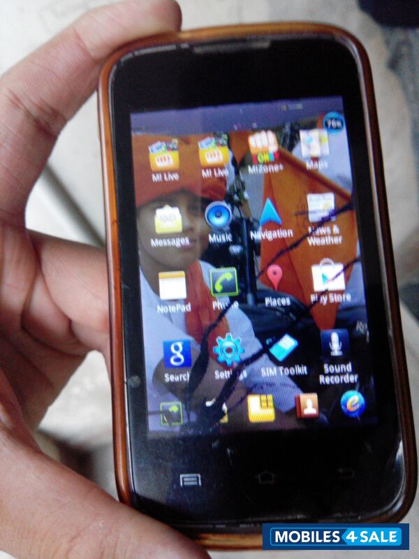 Silver Micromax A54