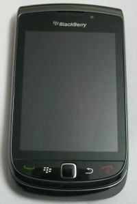 Black BlackBerry Torch 9800