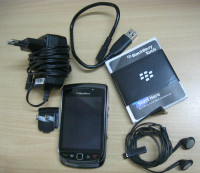 Black BlackBerry Torch 9800