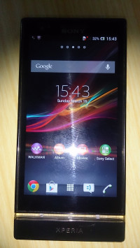 Black Sony Xperia P