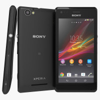 Black Sony Xperia M