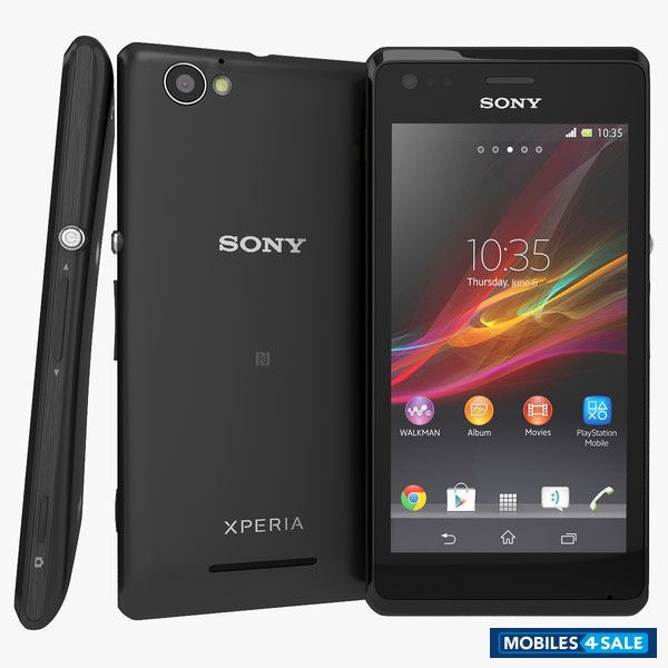 Black Sony Xperia M