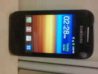 Black Samsung Galaxy Young