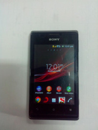 Black Sony Xperia E Dual