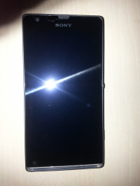 Black Sony Xperia SP