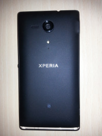 Black Sony Xperia SP