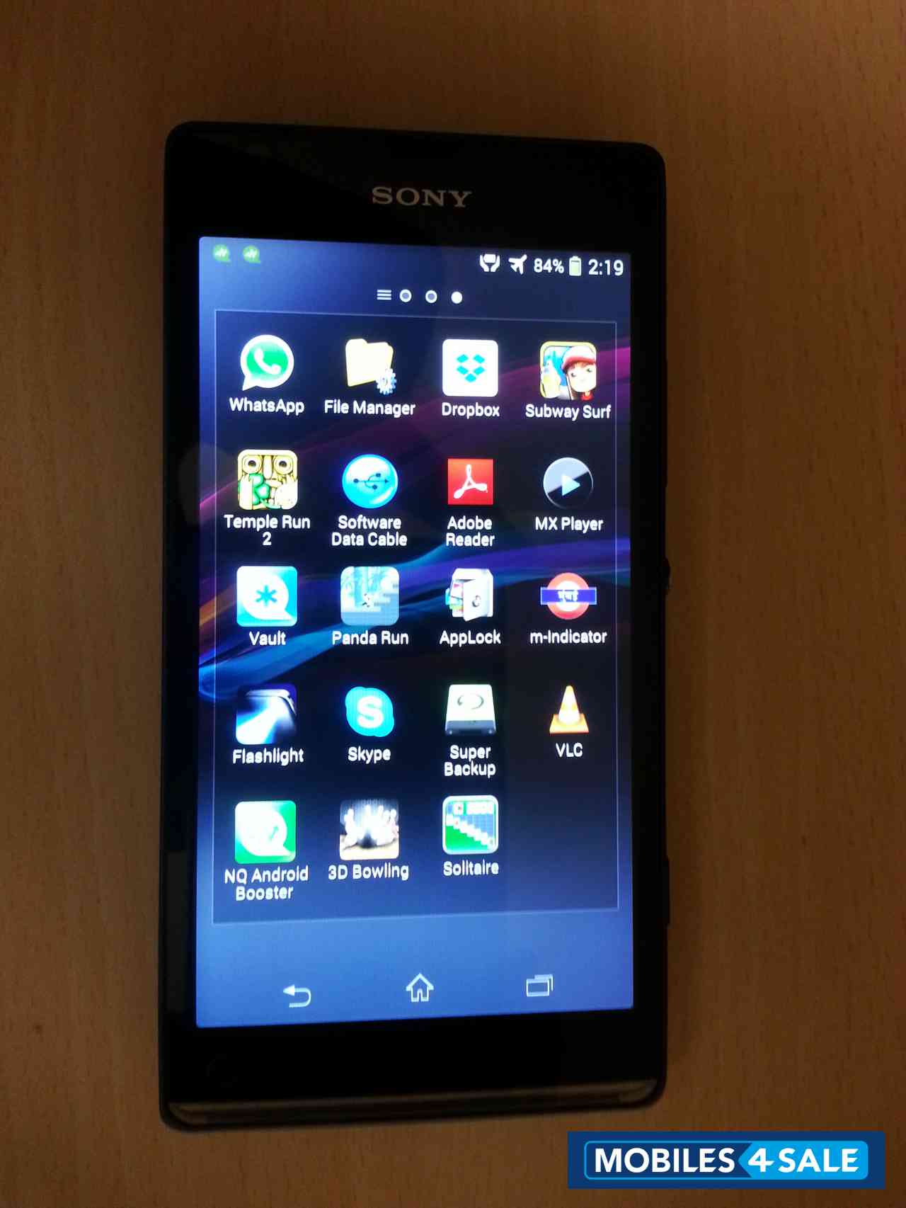 Black Sony Xperia SP