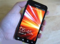 Black Samsung Galaxy S2 Skyrocket