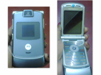 Dark Pearl Grey Motorola RAZR V3C