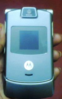 Dark Pearl Grey Motorola RAZR V3C