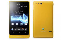 Yellow Sony Xperia go