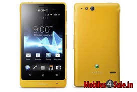 Yellow Sony Xperia go