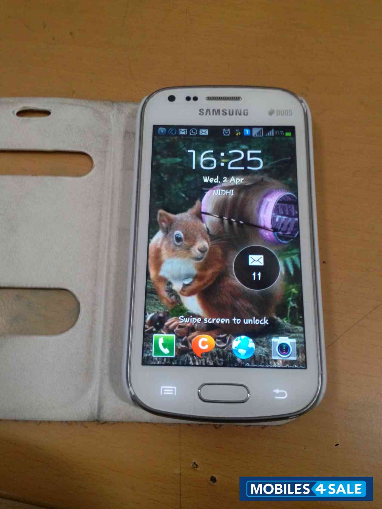 White Samsung Galaxy S Duos