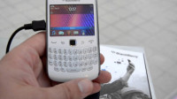 White BlackBerry Curve 9360