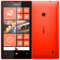 Orange Nokia Lumia 525