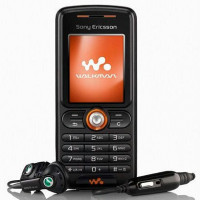 Black Sony Ericsson W200