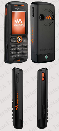 Black Sony Ericsson W200