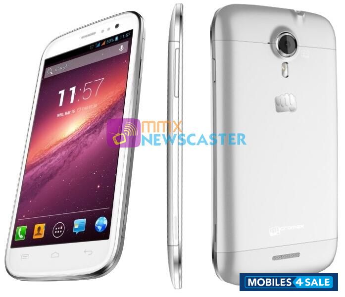 White Micromax Canvas Magnus A117