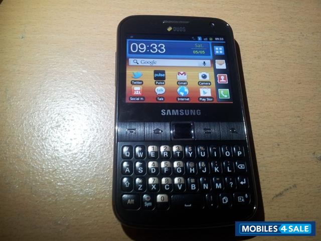 Black Samsung Galaxy Y Pro Duos B5512