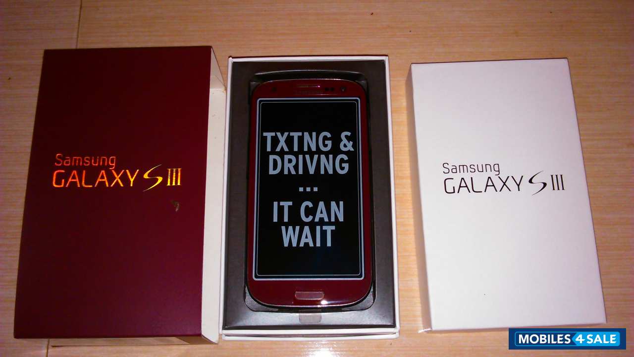 Garnet Red Samsung Galaxy S3