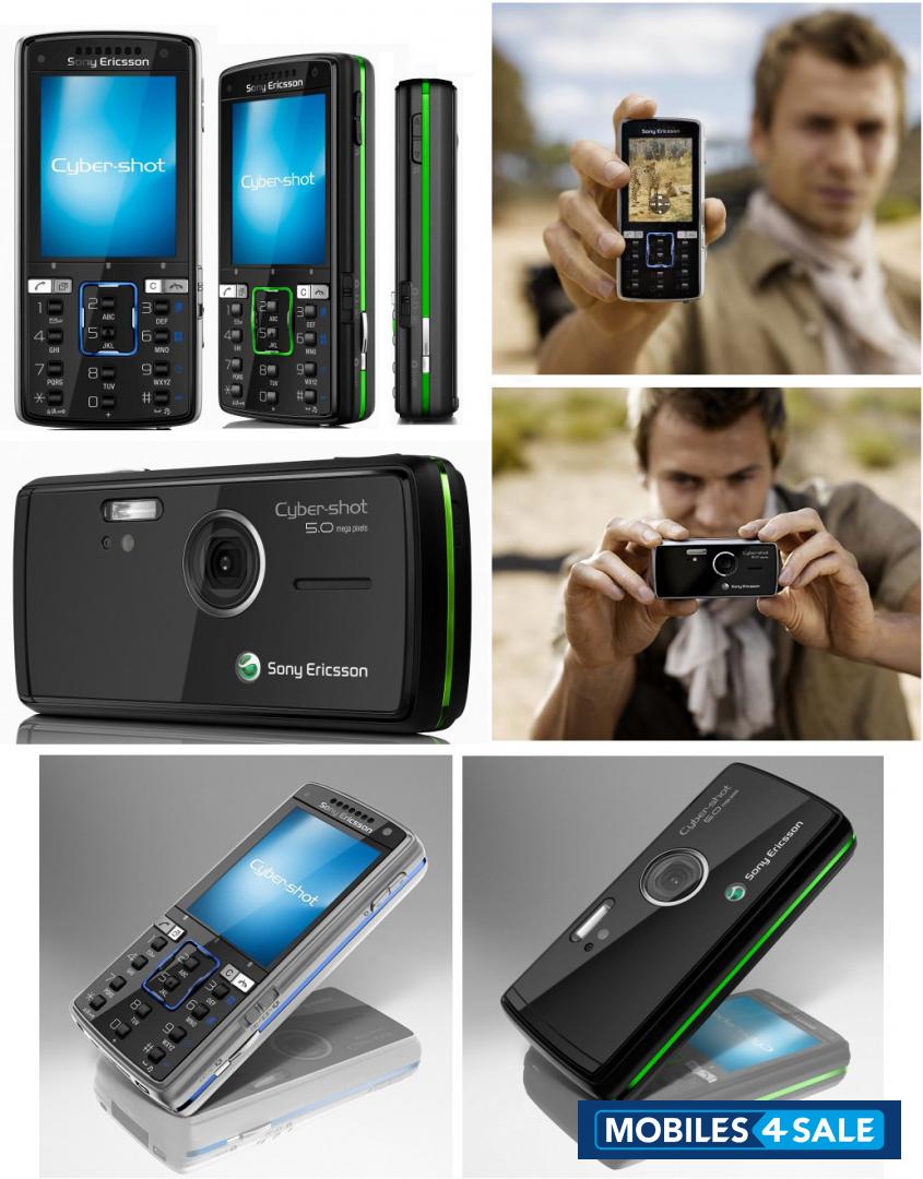 Used 2009 Sony Ericsson K850 for sale in Ernakulam. Black Vth Luminous  Green. colour. ID is 4918 - Mobiles4Sale