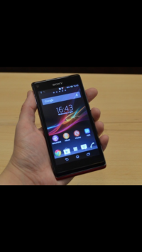 Black Sony Xperia L