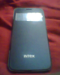 Black Intex Aqua i4 Plus