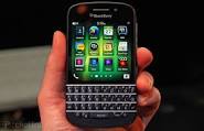 Black BlackBerry Q10