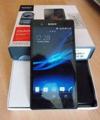 Black Sony Xperia Z